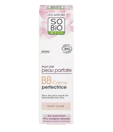 Léa Nature SO BIO étic pour une Peau Parfaite BB Crème Perfectrice Bio Teinte Claire 40 ml