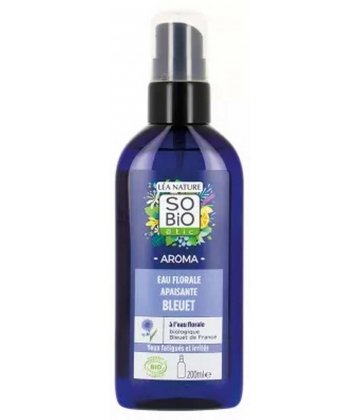 Léa Nature SO BIO étic Aroma Eau Florale Apaisante Bleuet Bio 200 ml