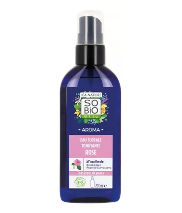 Léa Nature SO BIO étic Aroma Eau Florale Tonifiante Rose Bio 200 ml