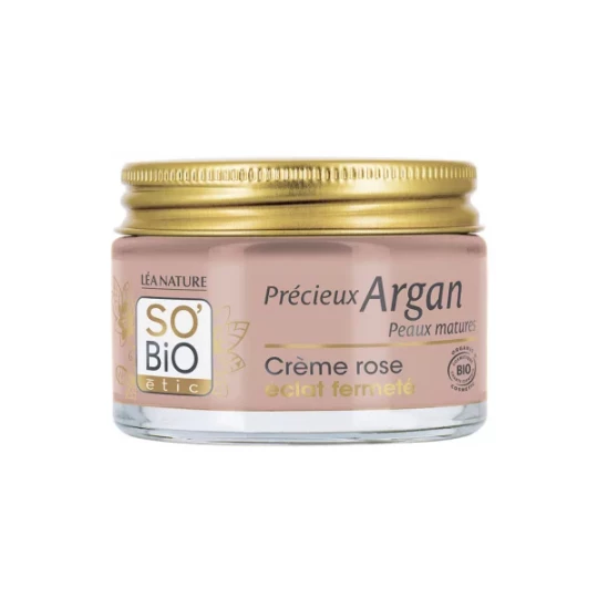 Léa Nature SO BIO étic Précieux Argan Crème Rose Éclat Fermeté Bio 50 ml - image 3
