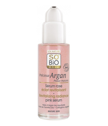Léa Nature SO BIO étic Précieux Argan Sérum Rose Éclat Revitalisant Bio 30 ml