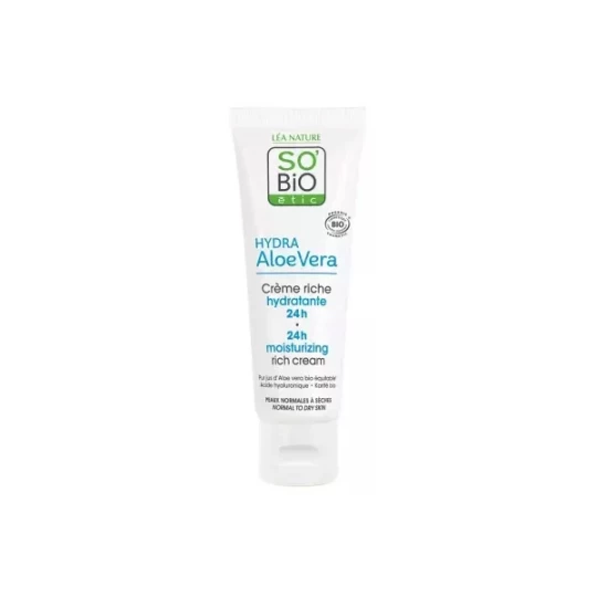 Léa Nature SO BIO étic Hydra Aloe Vera Crème Riche Hydratante 24h Bio 50 ml - image 1