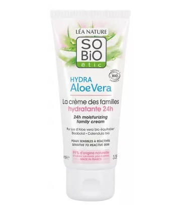 Léa Nature SO BIO étic Hydra Aloe Vera La Crème des Familles Hydratante 24h Bio 100 ml