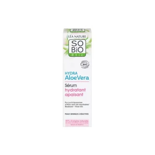 Léa Nature SO BIO étic Hydra Aloe Vera Sérum Hydratant Apaisant Bio 30 ml