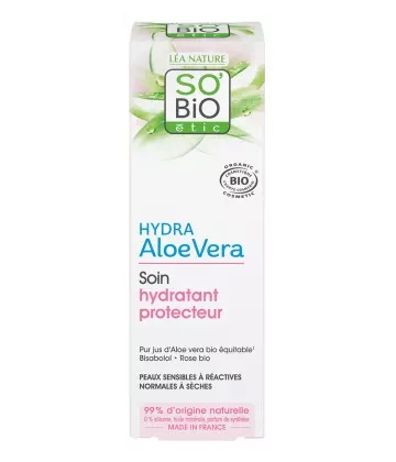 Léa Nature SO BIO étic Hydra Aloe Vera Soin Hydratant Protecteur Bio 50 ml