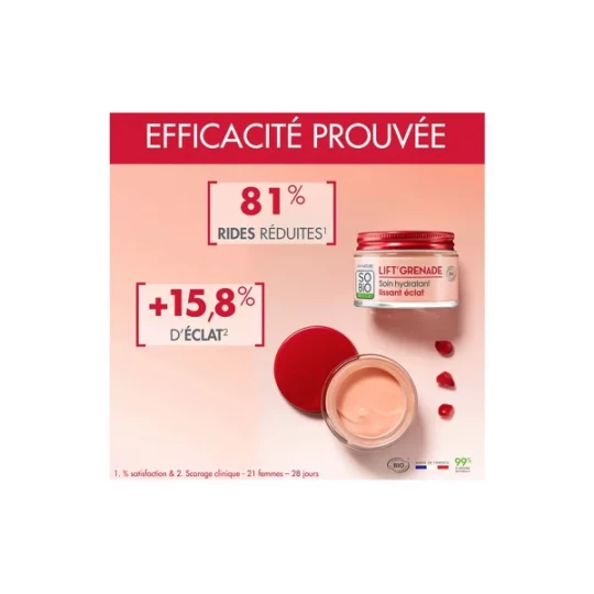 Léa Nature SO BIO étic Lift-Grenade Soin Hydratant Lissant Éclat Bio 50 ml - image 3
