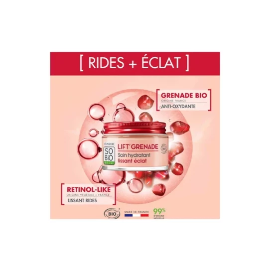 Léa Nature SO BIO étic Lift-Grenade Soin Hydratant Lissant Éclat Bio 50 ml - image 4