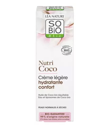 Léa Nature SO BIO étic Nutri Coco Crème Légere Hydratante Confort Bio 50 ml