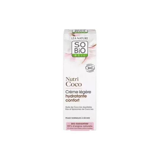 Léa Nature SO BIO étic Nutri Coco Crème Légere Hydratante Confort Bio 50 ml