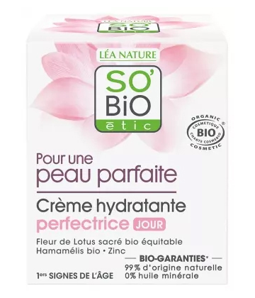Léa Nature SO BIO étic pour une Peau Parfaite Crème Hydratante Perfectrice de Jour Bio 50 ml