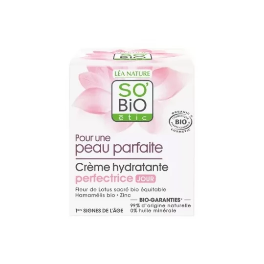 Léa Nature SO BIO étic pour une Peau Parfaite Crème Hydratante Perfectrice de Jour Bio 50 ml