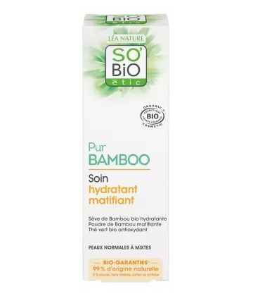 Léa Nature SO BIO étic Pur Bamboo Soin Hydratant Matifiant Bio 50 ml