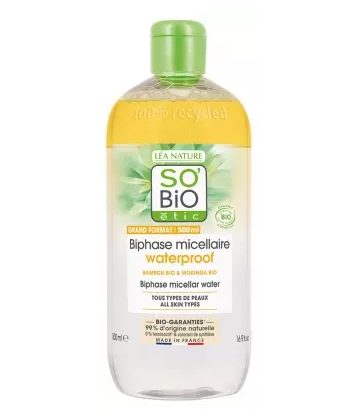 Léa Nature SO BIO étic Biphase Micellaire Waterproof Bio 500 ml