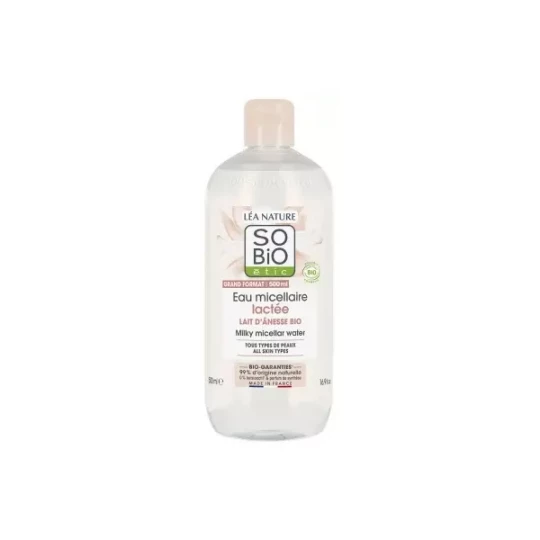 Léa Nature SO BIO étic Eau Micellaire Lactée Lait d'Ânesse Bio 500 ml