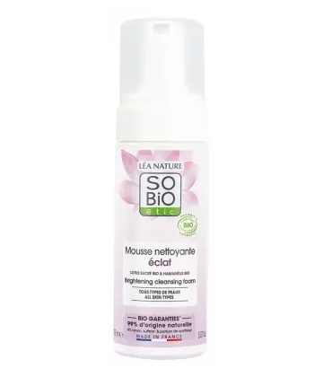 Léa Nature SO BIO étic Mousse Nettoyante Éclat Bio 150 ml