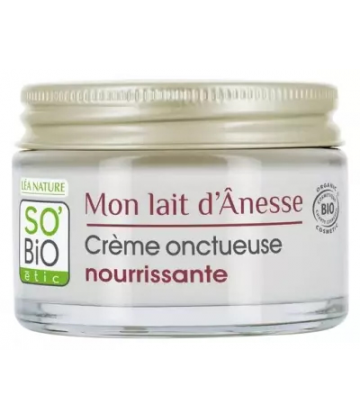 Léa Nature SO BIO étic Mon Lait d'Ânesse Crème Onctueuse Nourrissante Bio 50 ml