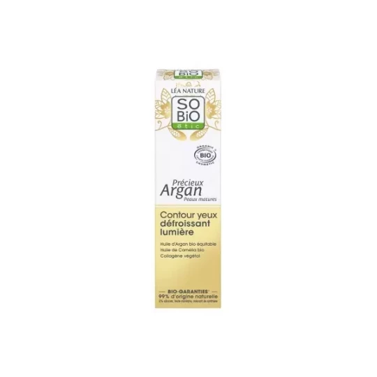 Léa Nature SO BIO étic Précieux Argan Contour Yeux Défroissant Lumiere Bio 15 ml