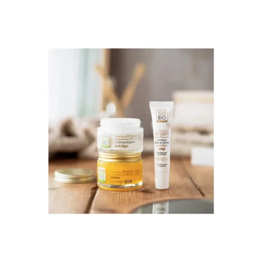 Léa Nature SO BIO étic Précieux Argan Contour Yeux et Lèvres Anti-Âge Bio 15 ml - image 2