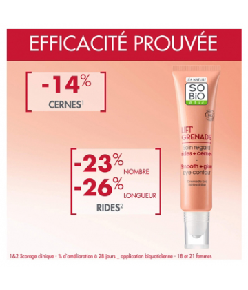 Léa Nature SO BIO étic Lift-Grenade Soin Regard Rides + Cernes Bio 15 ml