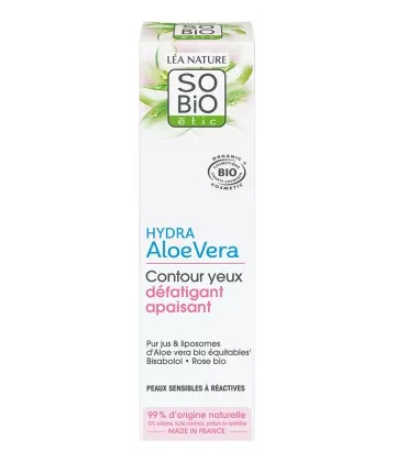Léa Nature SO BIO étic Hydra Aloe Vera Contour des Yeux Défatiguant Apaisant Bio 15 ml