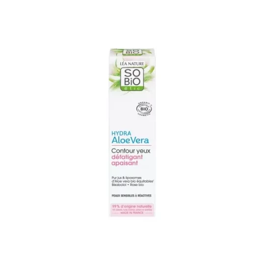 Léa Nature SO BIO étic Hydra Aloe Vera Contour des Yeux Défatiguant Apaisant Bio 15 ml