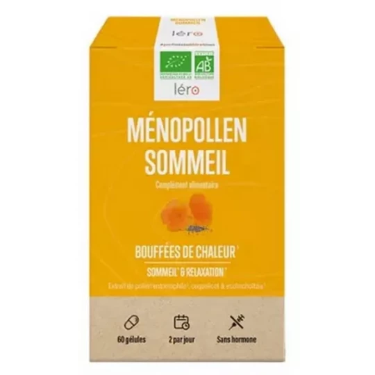 Léro Ménopollen Sommeil Bio Gélules x 60