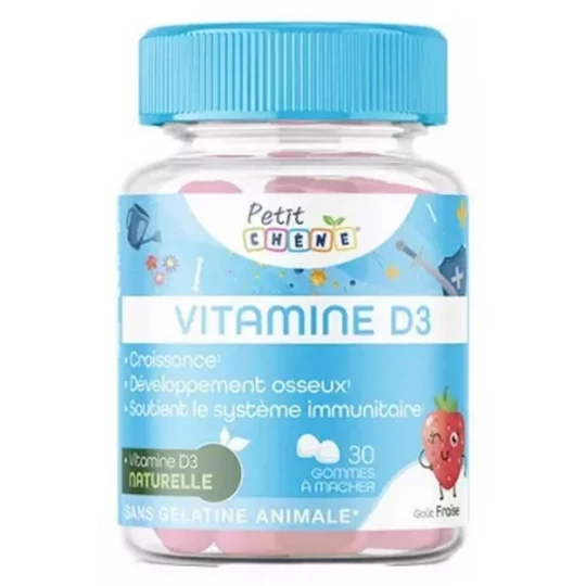 Les 3 Chenes Petit Chene Vitamine D3 Gommes x 30