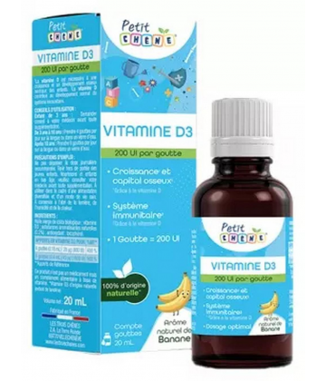 Les 3 Chenes Petit Chene Vitamine D3 20 ml