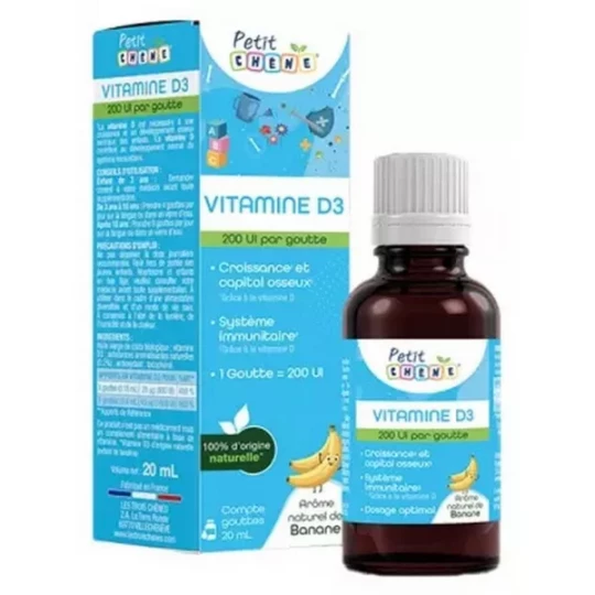 Les 3 Chenes Petit Chene Vitamine D3 20 ml