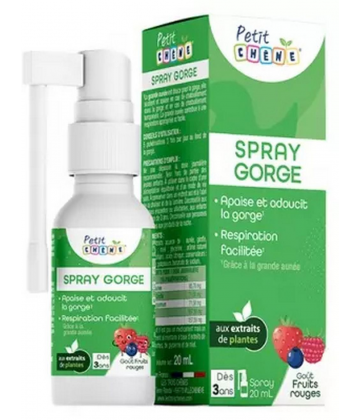 Les 3 Chenes Petit Chene Spray Gorge 20 ml