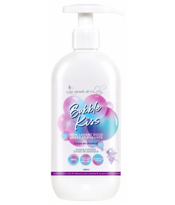 Les Secrets de Loly Bubble Kiss Soin Lavant Doux Bébés et Enfants 400 ml