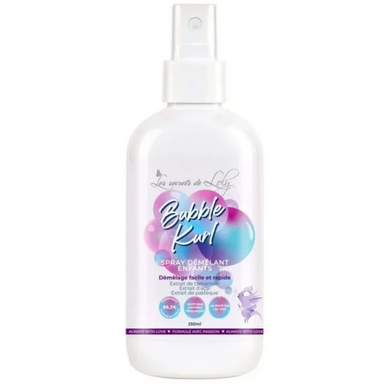Les Secrets de Loly Bubble Kurl Spray Démêlant Enfant 250 ml