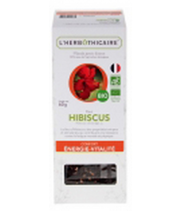 L'Herbôthicaire Hibiscus Plante pour Tisane Bio 60 g