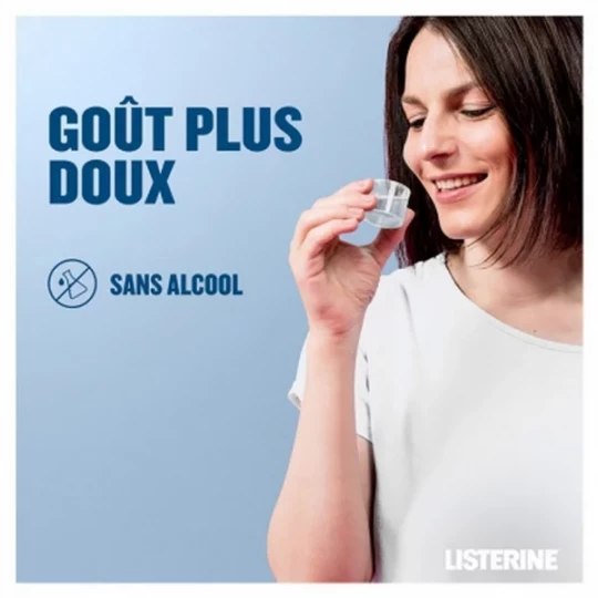 Listerine Bain de Bouche Soin Blancheur Gout Plus Léger 500 ml - image 2
