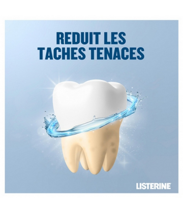 Listerine Bain de Bouche Soin Blancheur Gout Plus Léger 500 ml