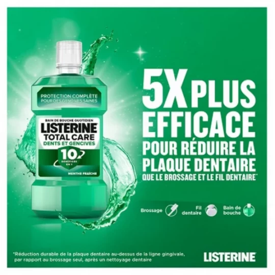 Listerine Total Care Bain de Bouche Dents et Gencives 250 ml - image 4