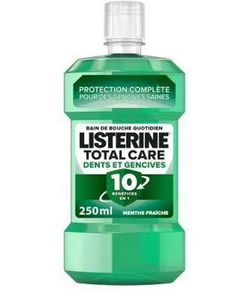 Listerine Total Care Bain de Bouche Dents et Gencives 250 ml