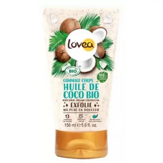 Lovea Gommage Corps Exfoliant Huile de Coco Bio 150 ml
