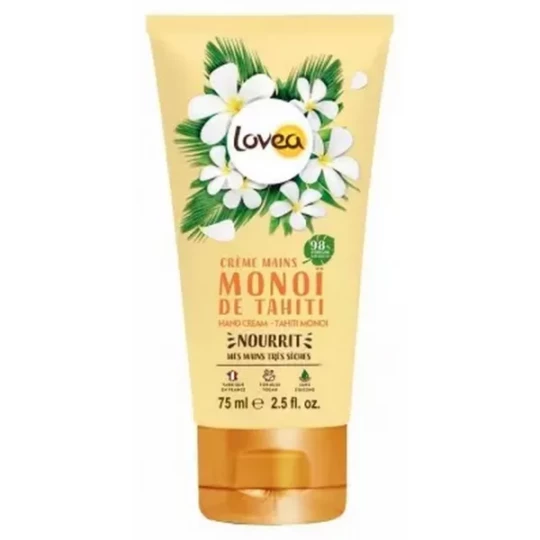 Lovea Crème Mains Monoi de Tahiti 75 ml