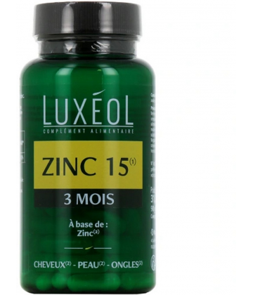 Luxéol Zinc 15 Gélules x 90