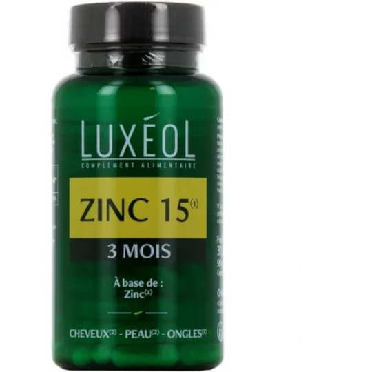 Luxéol Zinc 15 Gélules x 90