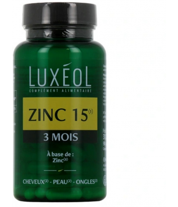 Luxéol Zinc 15 Gélules x 90
