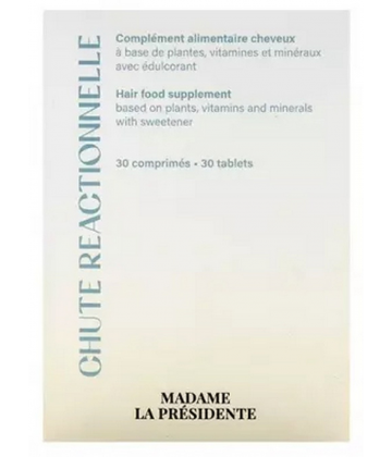 Madame la Présidente Chute Réactionnelle des Cheveux Comprimés x 30