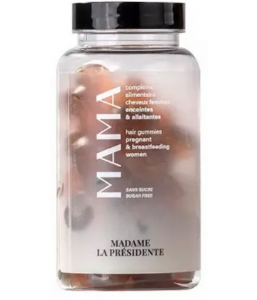 Madame la Présidente MAMA Cheveux Femmes Enceintes et Allaitantes Gummies x 60