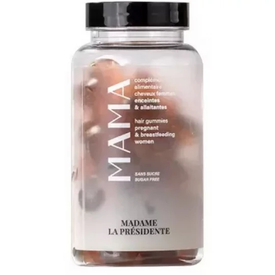 Madame la Présidente MAMA Cheveux Femmes Enceintes et Allaitantes Gummies x 60
