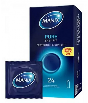 Manix Pure Easy Fit Préservatifs x 24