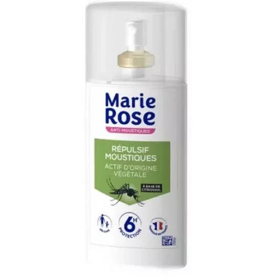 Marie Rose Répulsif Moustique Actif d'Origine Végétale 100 ml
