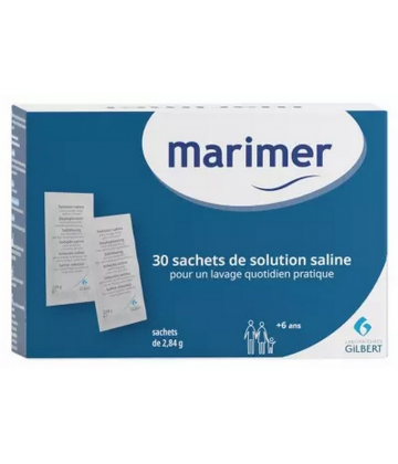 Marimer Solution Saline pour Lavage Nasal Sachets x 30