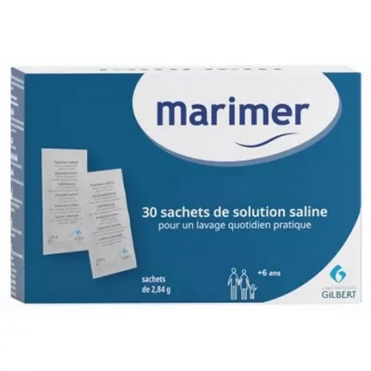 Marimer Solution Saline pour Lavage Nasal Sachets x 30