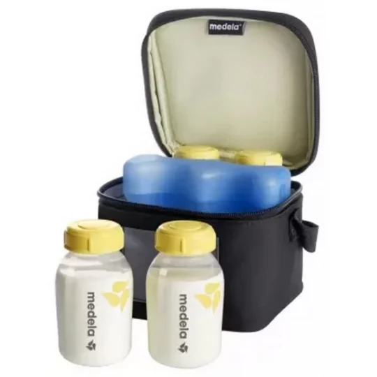 Medela Cooler Bag Sac Réfrigérant + Biberons 4 x 150 ml